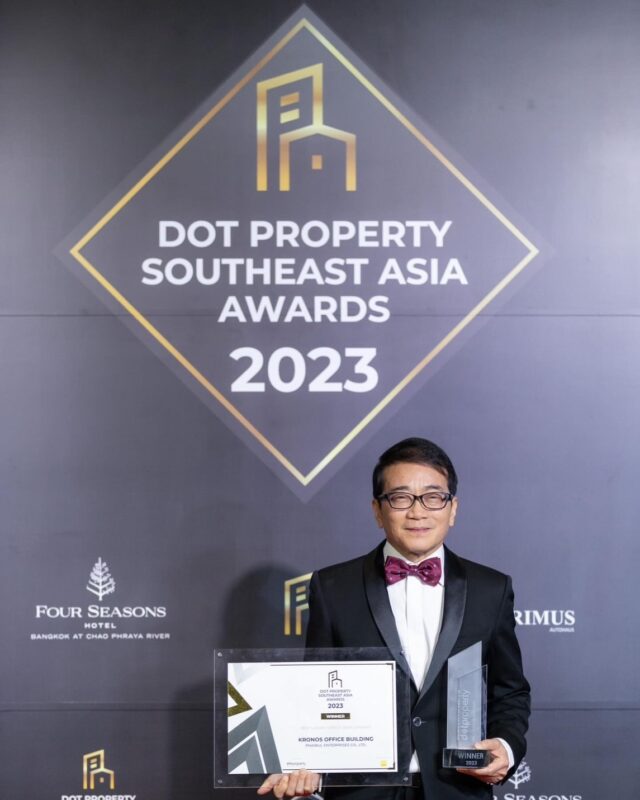“kronos Sathorn” คว้ารางวัลใหญ่ระดับภูมิภาค “best Luxury Office Development” จากเวที “dot Property Southeast Asia Awards 2023” ตอกย้ำสุดยอดสำนักงานอัลตร้าลักชัวรีบนทำเล Real Cbd สาทร เผยแผนรุกตลาดออฟฟิศเกรด A ดึงดูดองค์กรชั้นนำระดับโลก